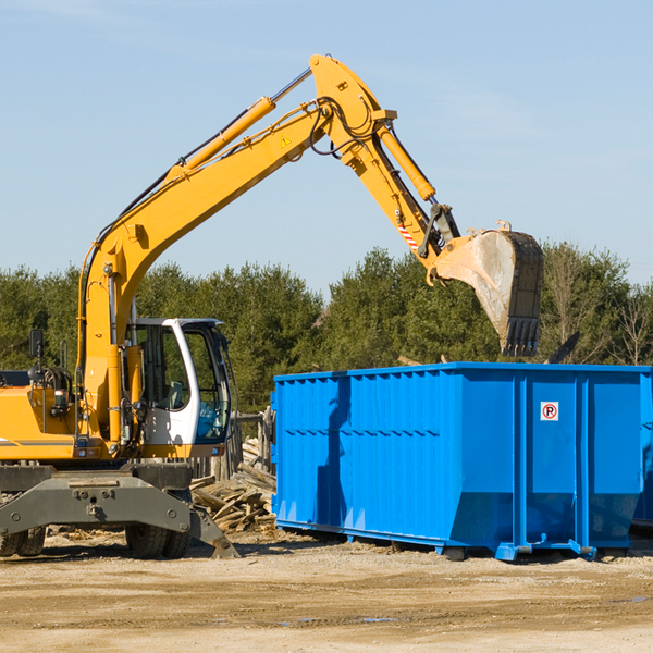 how does a residential dumpster rental service work in Townshend